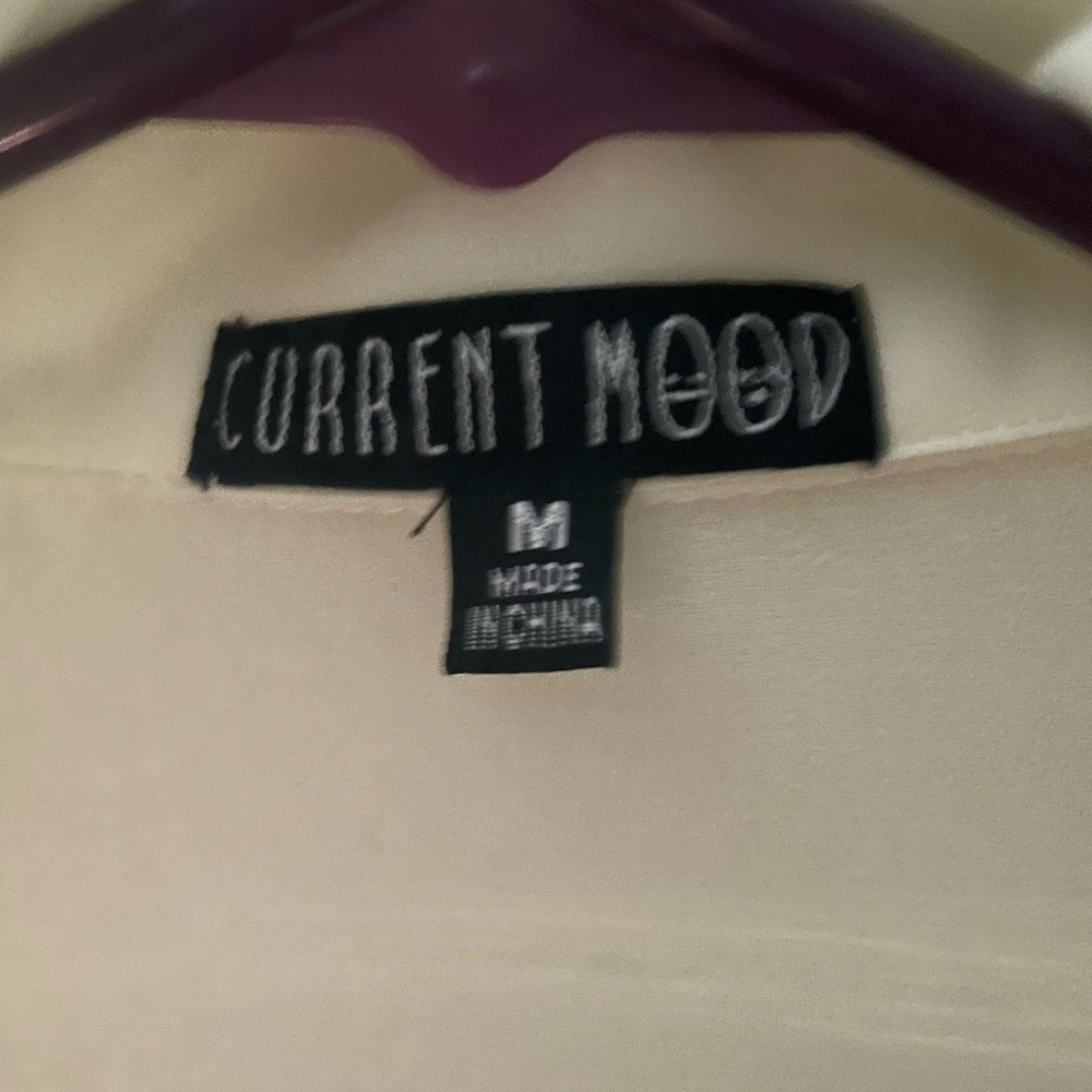 Current Mood Ivory Blouse
